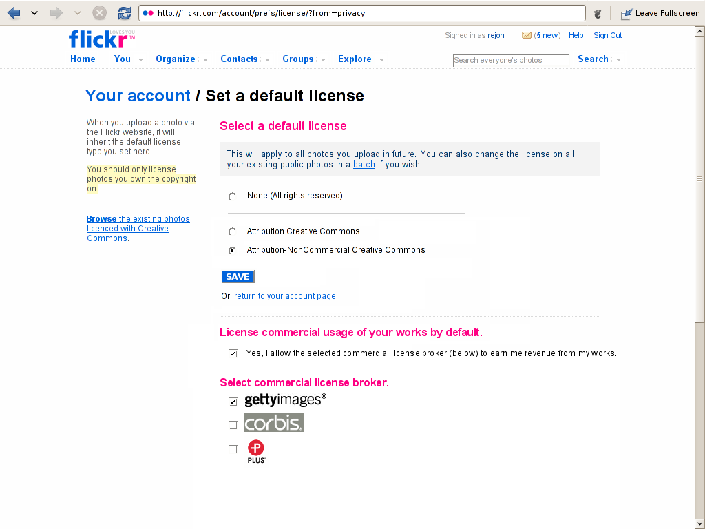 Screenshot-flickr-privacy-permissions-license-ccplusified.png