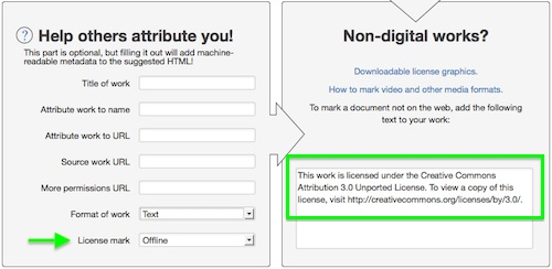 Marking your work with a CC license - Creative Commons